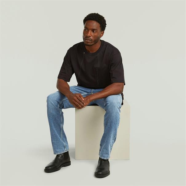 Mosa Straight faded sea point blue