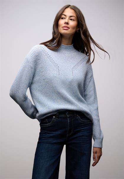 Mouline Pullover frosted blue