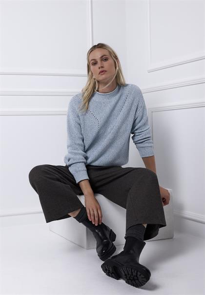 Mouline Pullover frosted blue