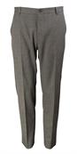 MOULINE TWILL GRID TAPERED PANTS grau