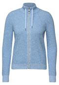 Mouliné Cardigan fresh light blue