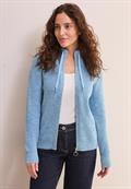 Mouliné Cardigan fresh light blue