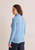 Mouliné Cardigan fresh light blue