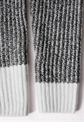 Mouliné Pullover black