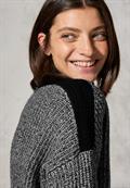 Mouliné Pullover black