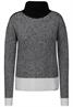 Mouliné Pullover black