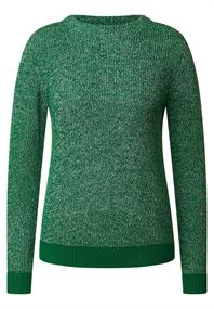 Mouliné Pullover easy green
