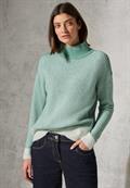 Mouliné Pullover glaced green melange