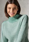 Mouliné Pullover glaced green melange