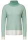 Mouliné Pullover glaced green melange