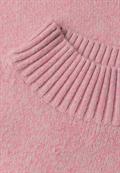 Mouliné Pullover mit Turtle Neck warm blush mel.