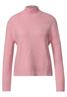 Mouliné Pullover mit Turtle Neck warm blush mel.
