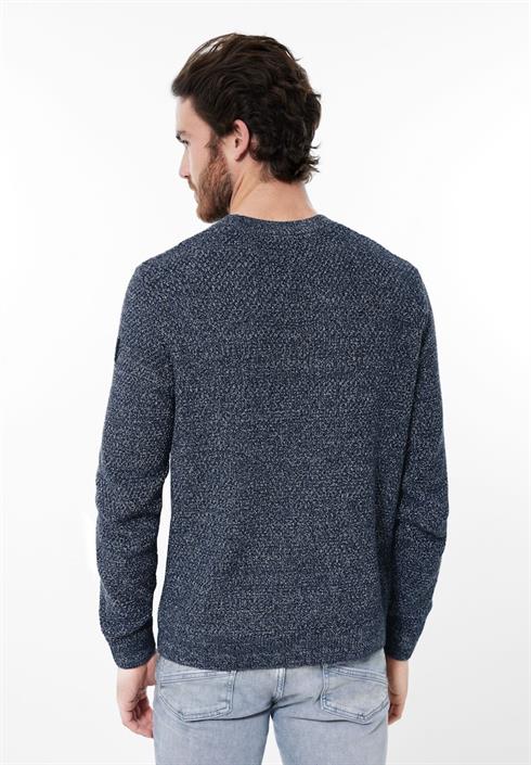 mouliné-strickpullover-deep-navy-blue-melange