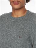 MULTI HTR LAMBSWOOL C NECK medium grey heather
