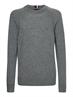 MULTI HTR LAMBSWOOL C NECK medium grey heather