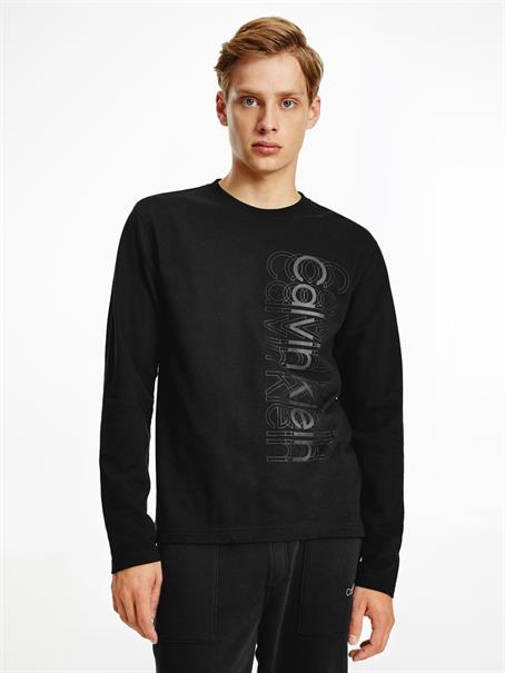 MULTI LOGO LS LIGHT SWEATSHIRT ck black