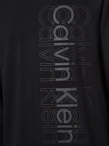 MULTI LOGO LS LIGHT SWEATSHIRT ck black