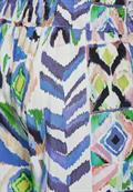 Multicolor Print Hose vanilla white