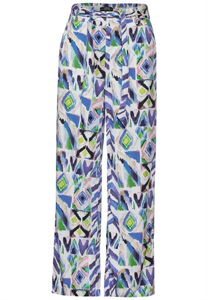 Multicolor Print Hose vanilla white