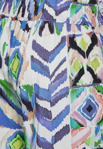 Multicolor Print Hose vanilla white
