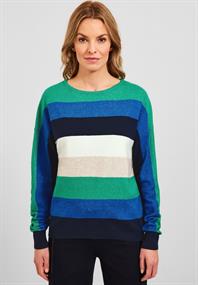 Multicolor Pullover smaragd green melange