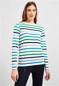 Multicolor Streifen Shirt vanilla white
