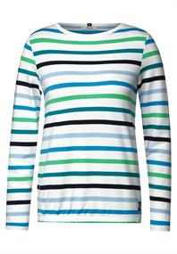 Multicolor Streifen Shirt vanilla white