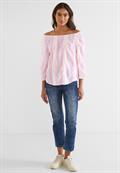 Multicolor Streifenbluse off white