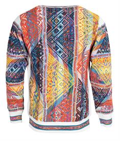 Multicolour Pullover weiß