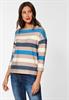 Multicolour Streifen Shirt lapis blue