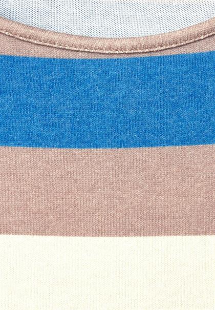 Multicolour Streifen Shirt lapis blue