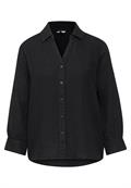 Musselin-Bluse black