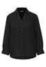 Musselin-Bluse black