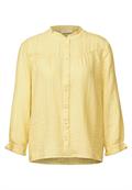 Musselin-Bluse mit Rüschen blend yellow