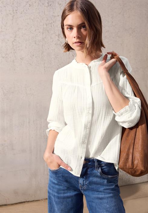 musselin-bluse-mit-rüschen-off-white