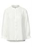 Musselin-Bluse mit Rüschen off white