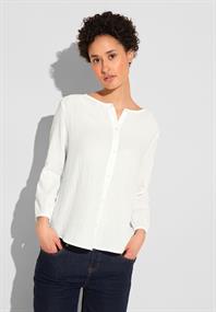 Musselin Bluse off white