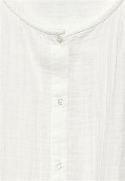 Musselin Bluse off white