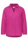 Musselin-Bluse royal fuchsia