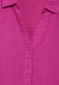 Musselin-Bluse royal fuchsia