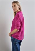 Musselin-Bluse royal fuchsia