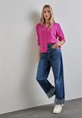 Musselin-Bluse royal fuchsia