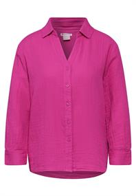 Musselin-Bluse royal fuchsia