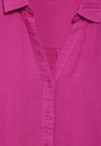 Musselin-Bluse royal fuchsia