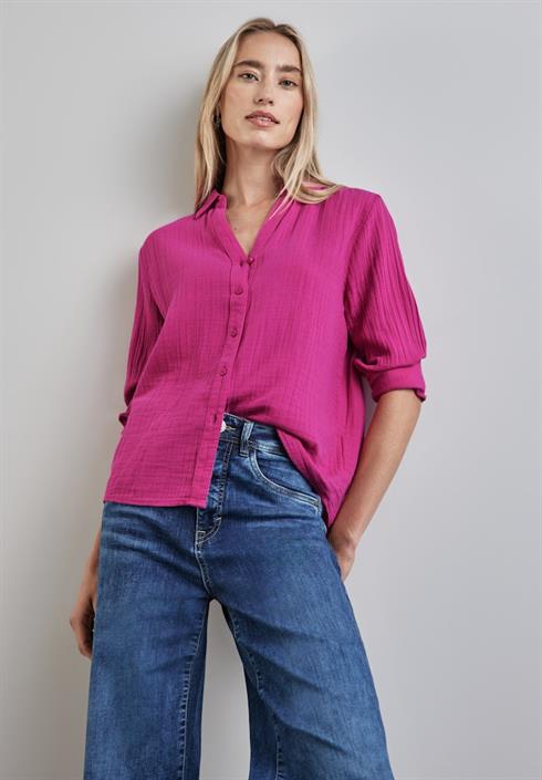musselin-bluse-royal-fuchsia