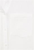 Musselin Hemdbluse vanilla white