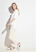 Musselin Hemdbluse vanilla white
