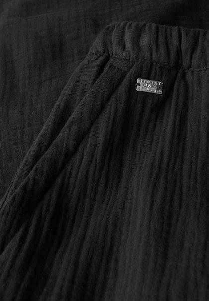 Musselin Shorts black