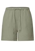 Musselin Shorts pale mud green