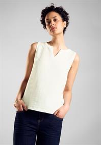 Musselin Top off white